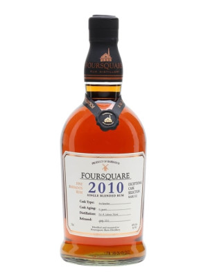 Foursquare 2010 Rum / 12 Year Old Single Traditional Blended Rum