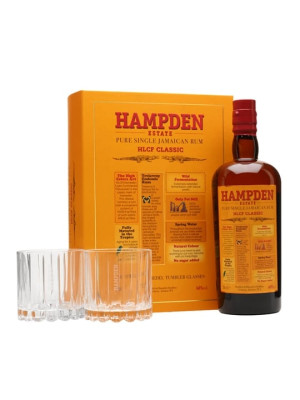 Hampden Estate HLCF Classic Rum / 4 Year Old / Glass Set
