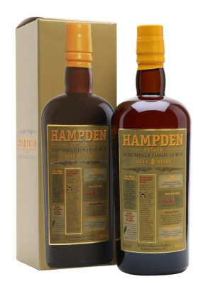 Hampden Estate 8 Year Old Rum Single Traditional Pot Still Rum