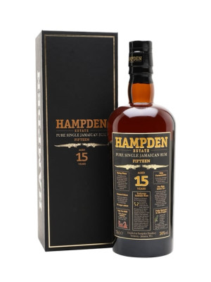 Hampden Estate 15 Year Old Rum Single Traditional Pot Still Rum
