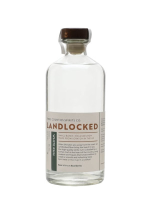 Landlocked English White Rum Single Traditional Pot Still Rum