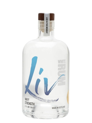 Liv Navy Strength White Rum Single Traditional Pot Still Rum