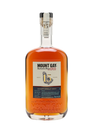 Mount Gay 15 Year Old Rum Single Traditional Column Still Rum