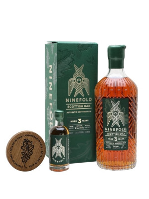 Ninefold Scottish Oak 2022 / 3 Year Old / Cask DO32 / With Mini