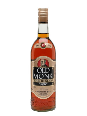 Old Monk Gold Reserve 12 Year Old Rum Single Modernist Rum