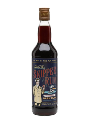 Skipper Rum Overproof Dark Rum Single Traditional Blended Rum