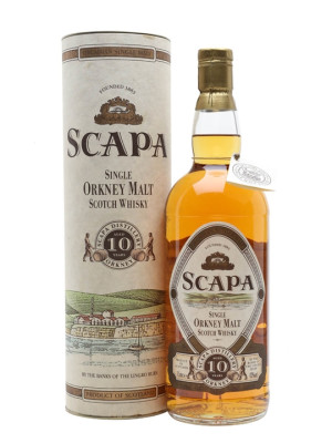 Scapa 10 Year Old / Bot.1990s / Litre Island Single Malt Scotch Whisky
