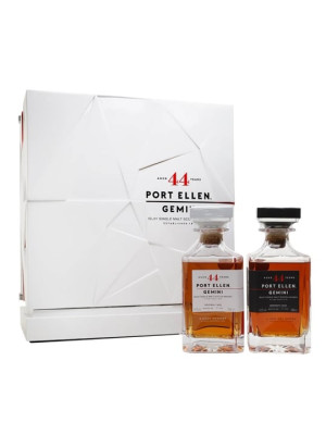 Port Ellen 1978 / 44 Year Old Gemini Set / Original Cask & Remnant Cask Islay Whisky