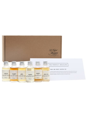 Bold & Peaty Single Malt Whisky Tasting Set / 6x3cl Single Malt Whisky