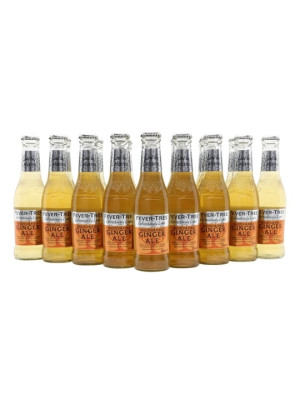Fever-Tree Refreshingly Light Spiced Orange Ginger Ale / Case of 24x20cl Bottles
