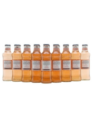 London Essence White Peach & Jasmine Soda / Case of 24x20cl Bottles