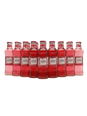 London Essence Raspberry & Rose Soda / Case of 24x20cl Bottles