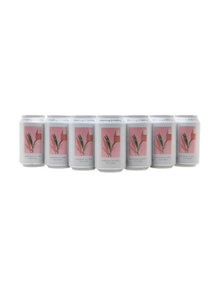 Something & Nothing Hibiscus and Rose Seltzer / Case of 12x33cl Cans