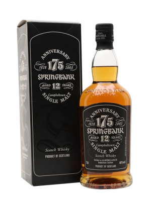 Springbank 175th Anniversary / 12 Year Old Campbeltown Whisky