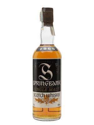 Springbank 1965 / Black Label / Bot.1980s Campbeltown Whisky