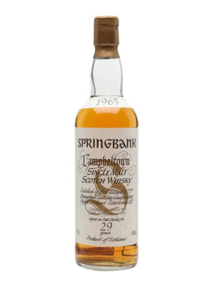 Springbank 1965 / 29 Year Old Campbeltown Single Malt Scotch Whisky