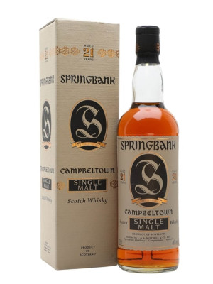 Springbank 21 Year Old / Sherry Cask / Bot.1990s Campbeltown Whisky