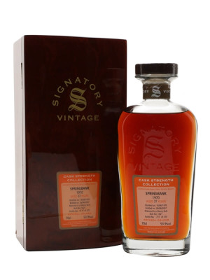 Springbank 1970 / 37 Year Old / Sherry Butt #1621 Campbeltown Whisky