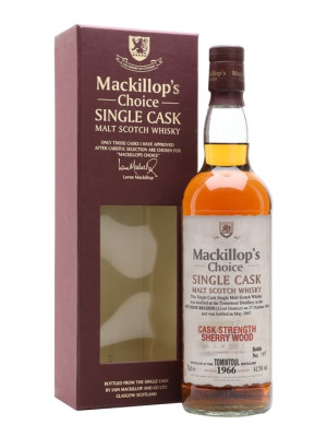 Tomintoul 1966 / Bot.2007 / Sherry Cask / MacKillop's Choice Speyside Whisky