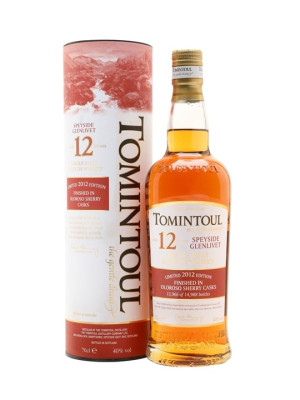 Tomintoul 2012 / 12 Year Old / Oloroso Sherry Finish Speyside Whisky