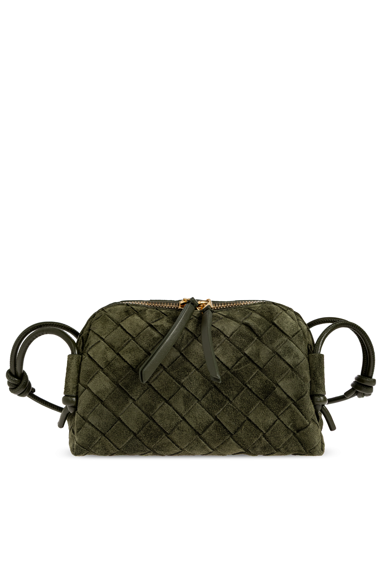 Bottega Veneta Zamszowa Torba `Concert`, Kobiety, Zielony