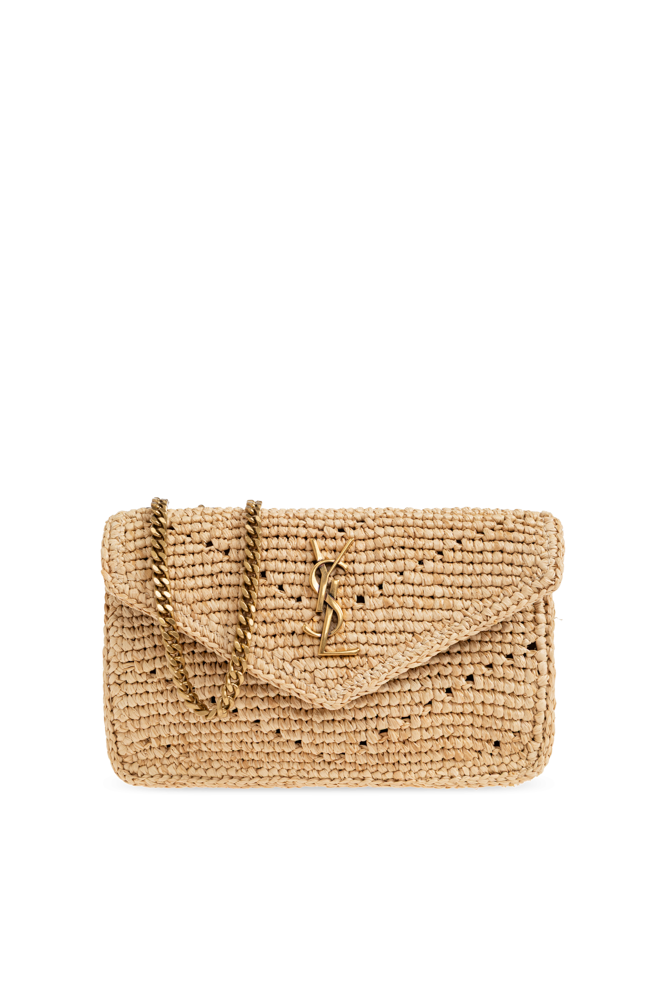 Saint Laurent Torba ‘Lou Lou Mini’, Kobiety, Beżowy