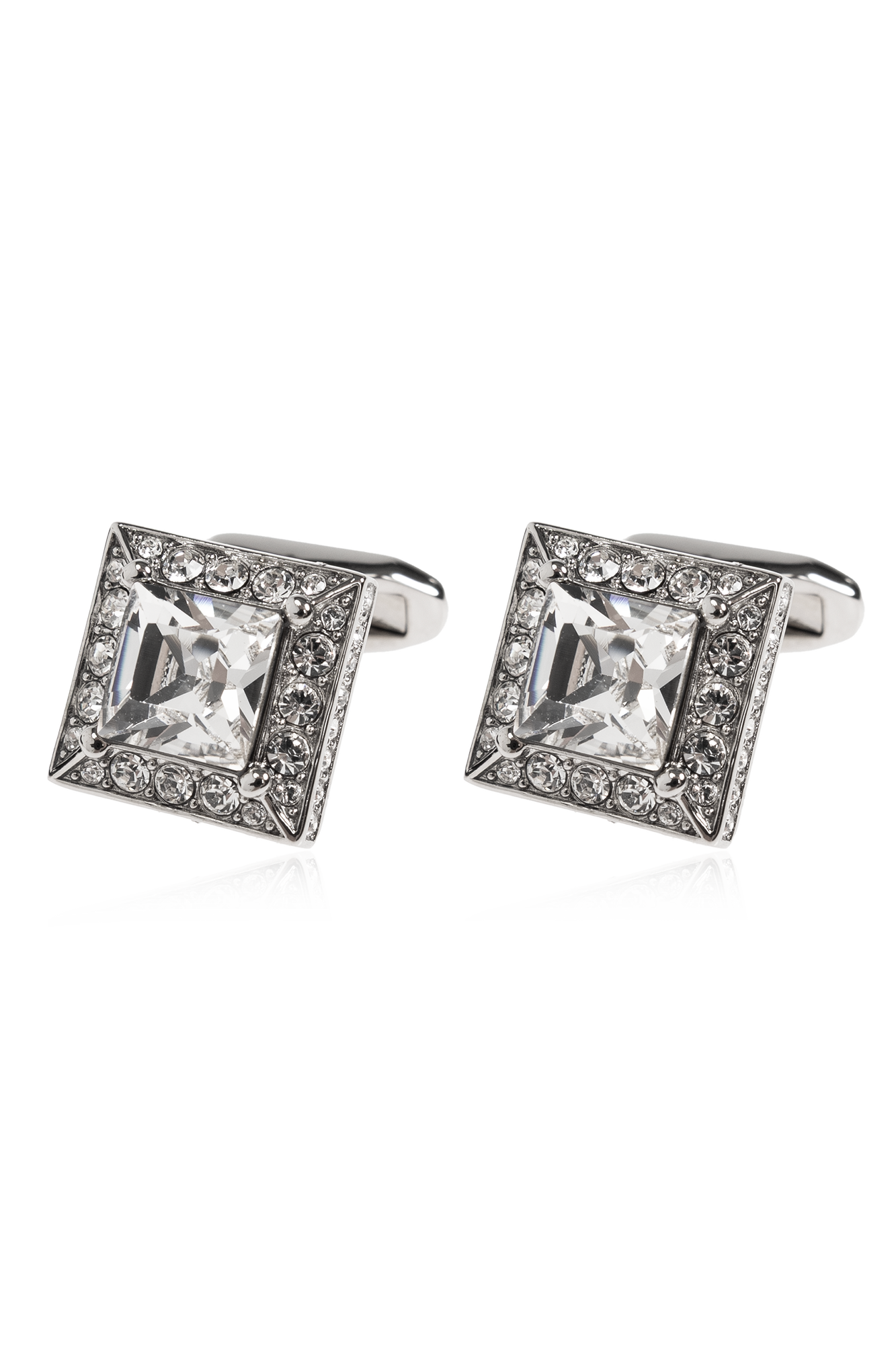 Dolce & Gabbana Spinki Do Mankietów, Mężczyźni, Srebrny