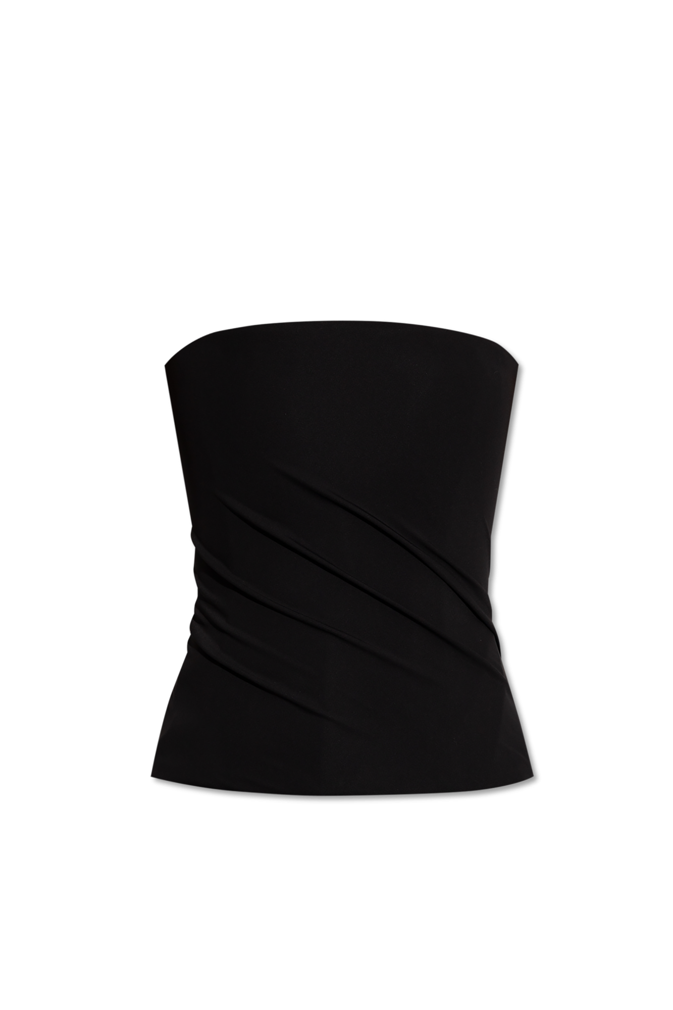 Versace Top Z Odkrytymi Ramionami, Kobiety, Czarny