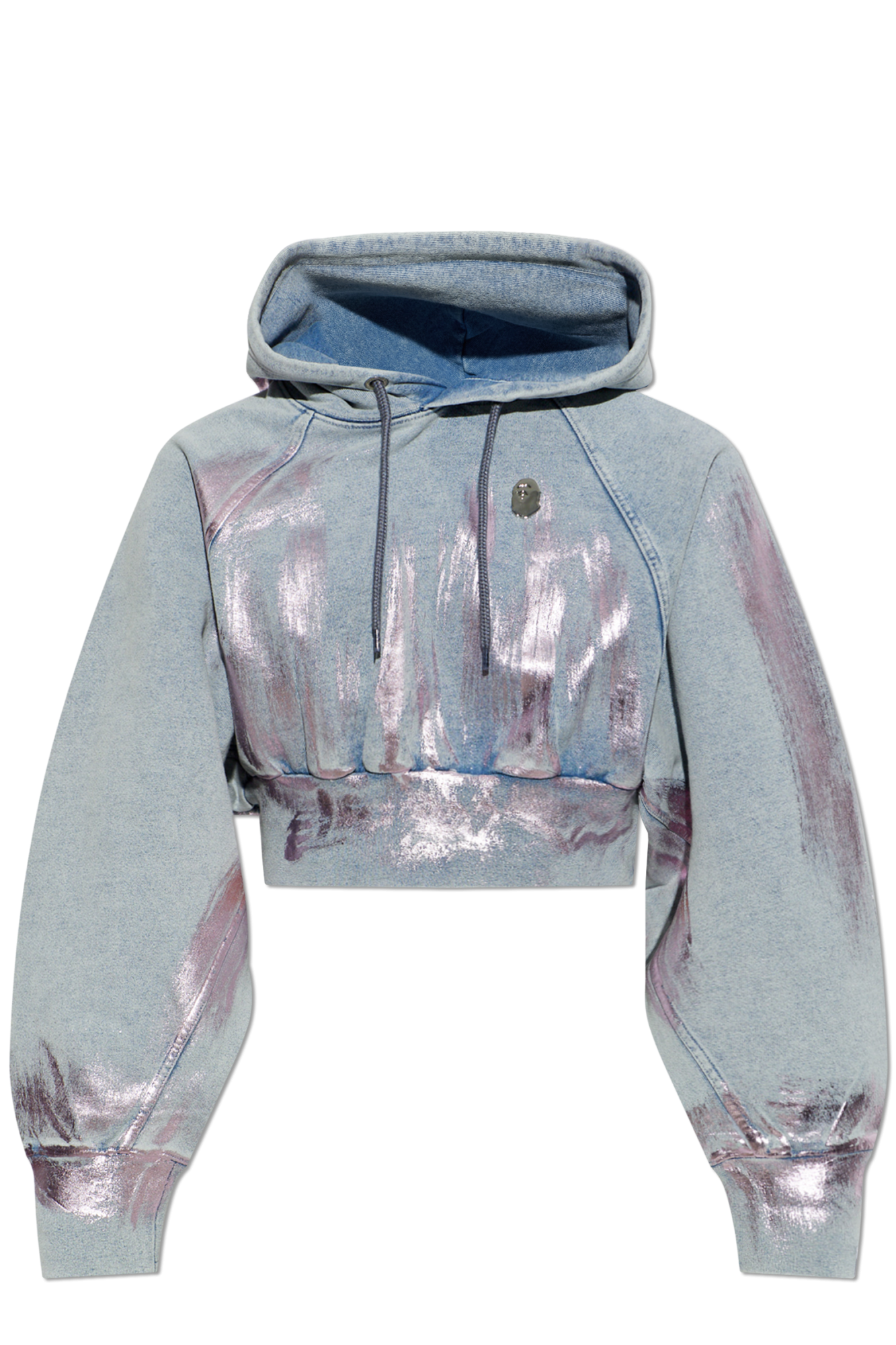 A BATHING APE® Bluza Z Kapturem, Kobiety, Niebieski