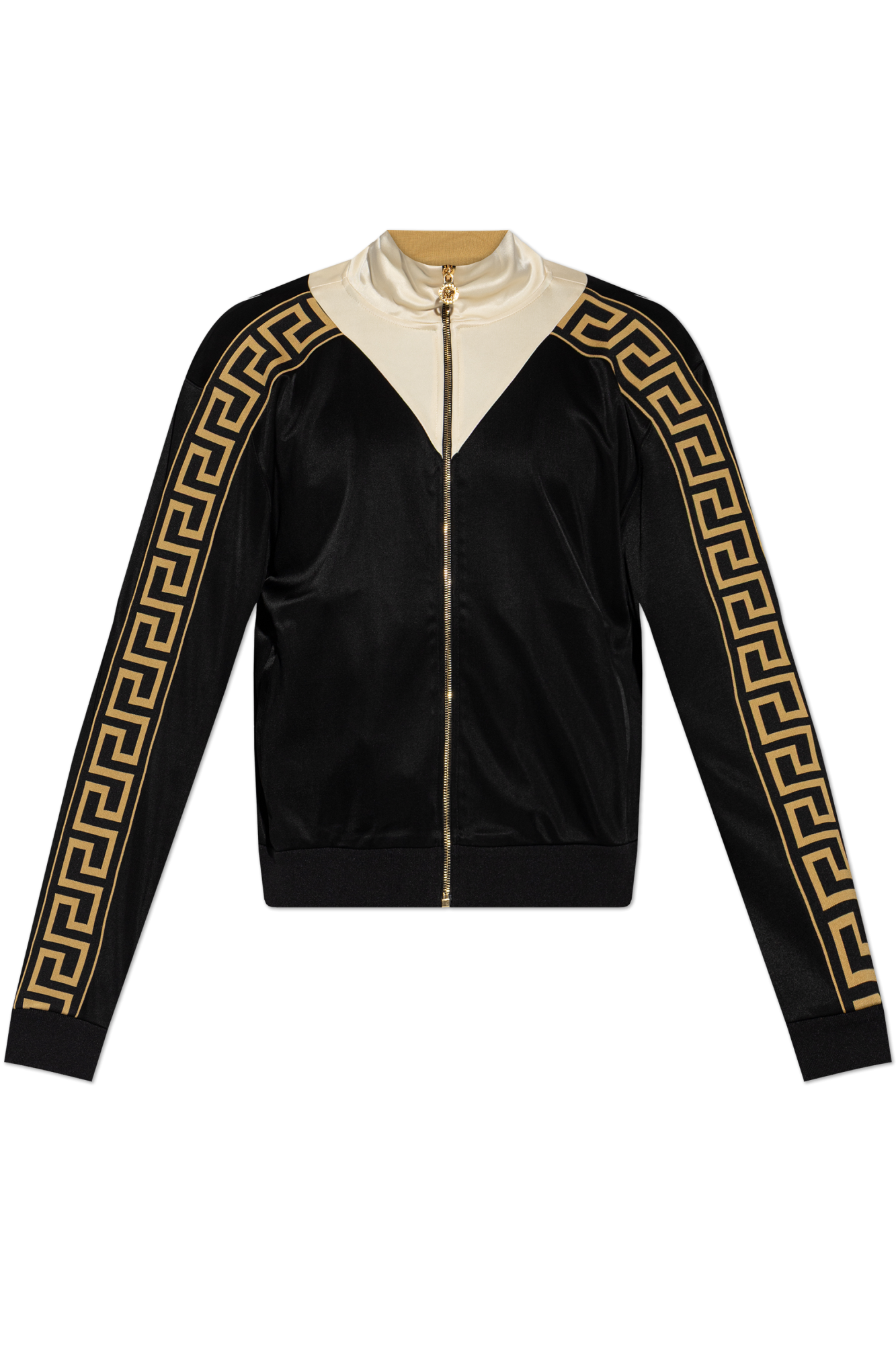 Versace Bluza Ze Stójką, Mężczyźni, Czarny