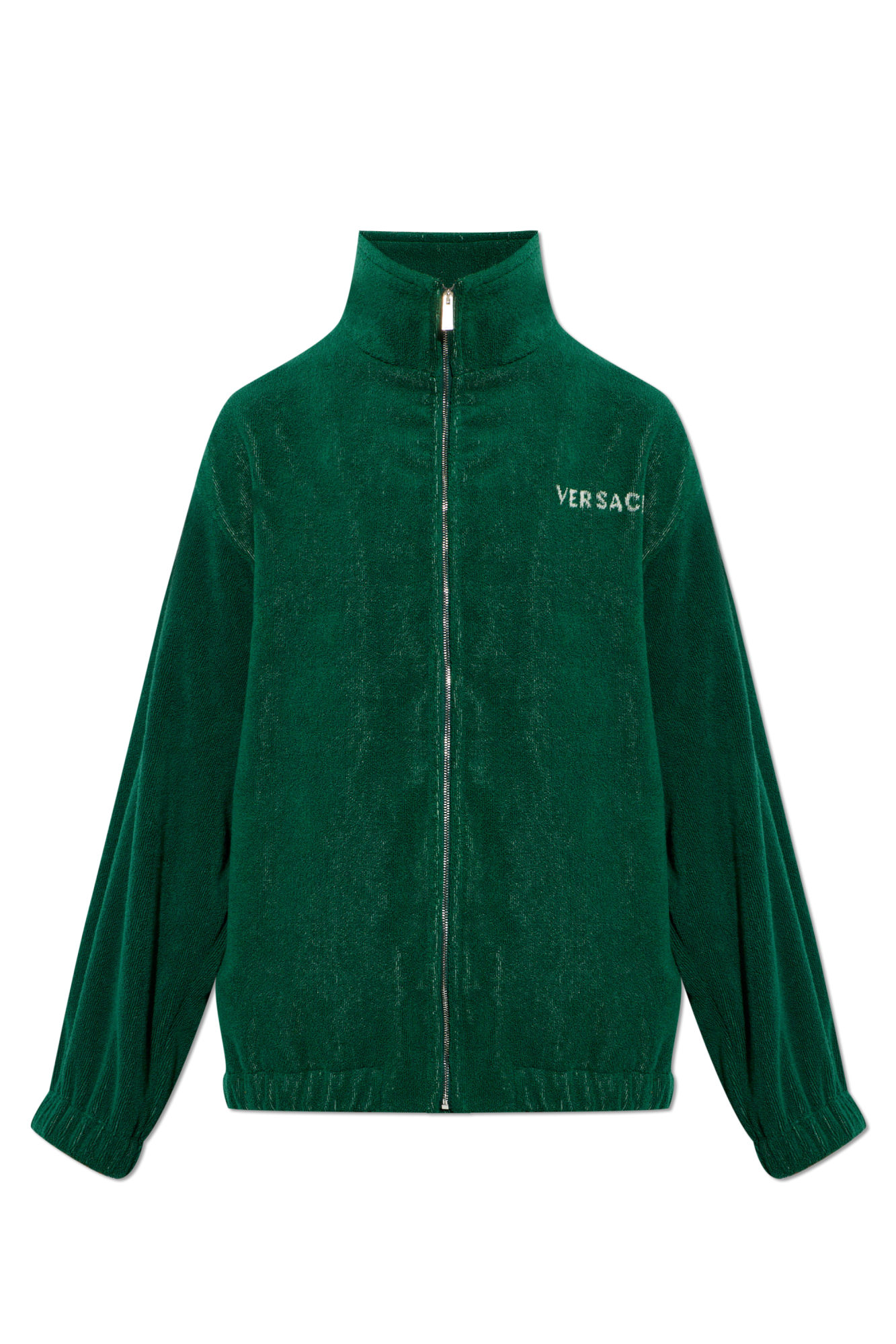 Versace Home Bluza Z Bawełny Typu `frotte`, Unisex, Zielony