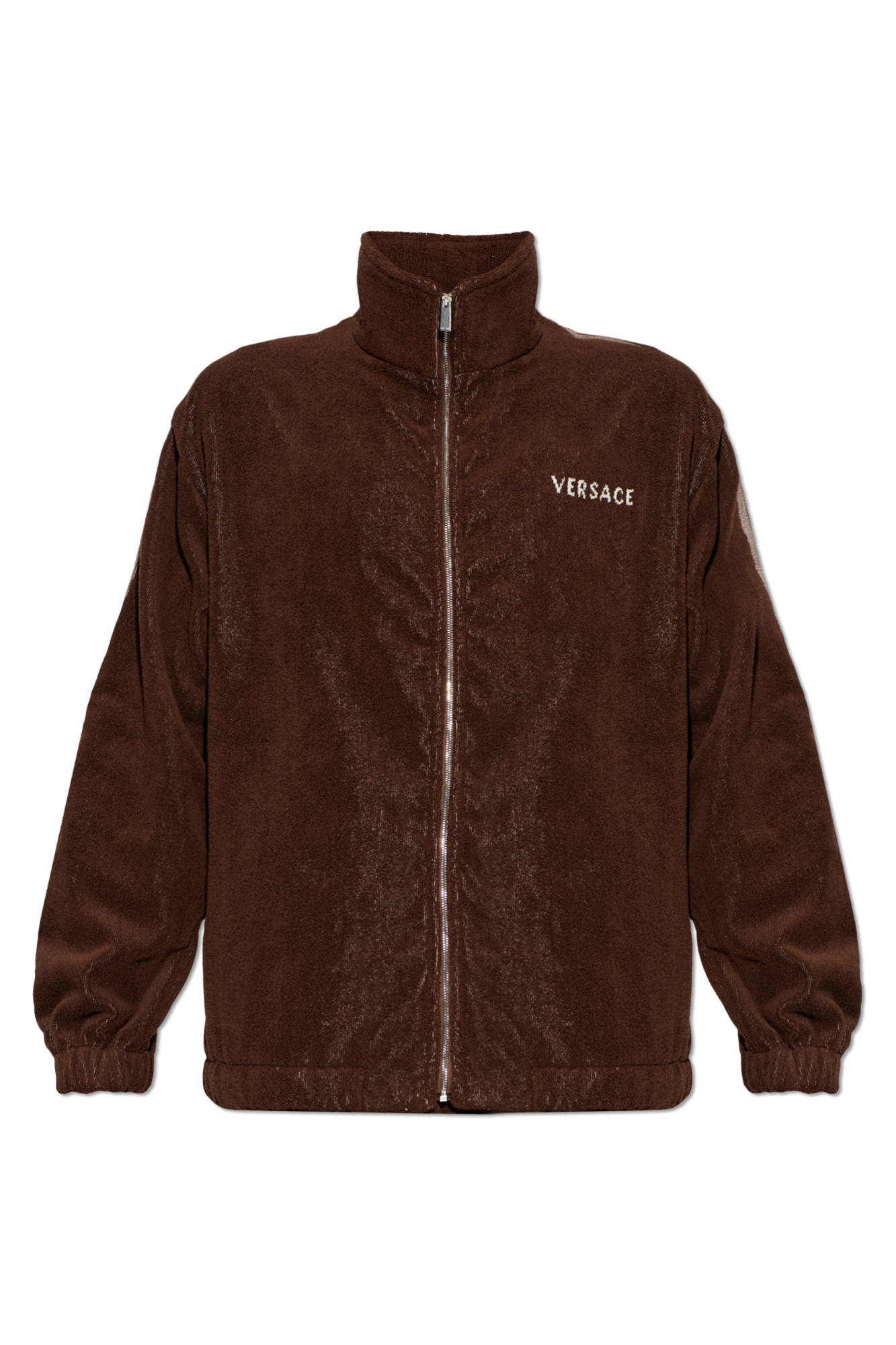 Versace Home Bluza Z Bawełny Typu  `frotte`, Unisex, Brązowy