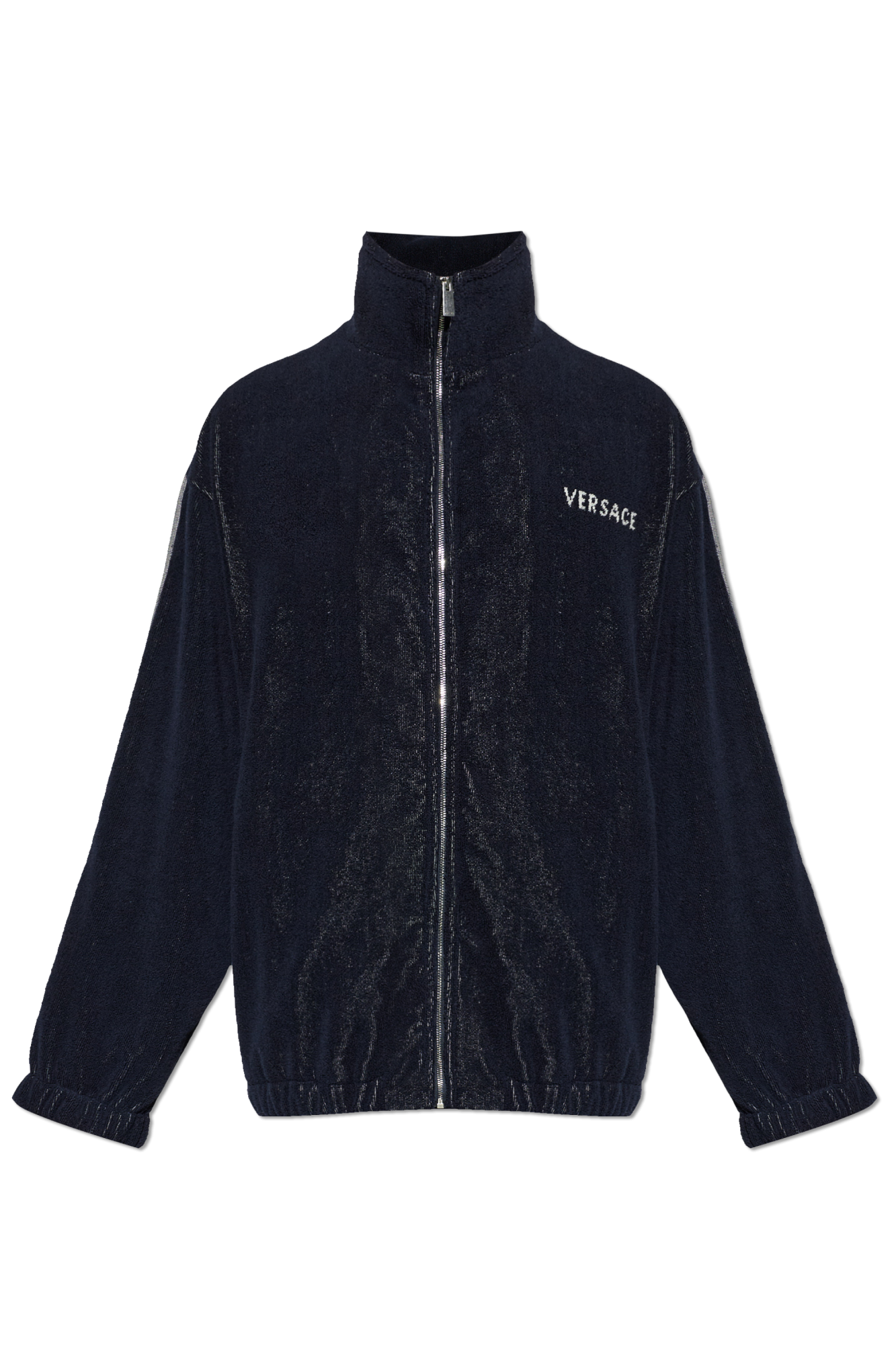 Versace Home Bluza Z Bawełny Typu `frotte`, Unisex, Granatowy