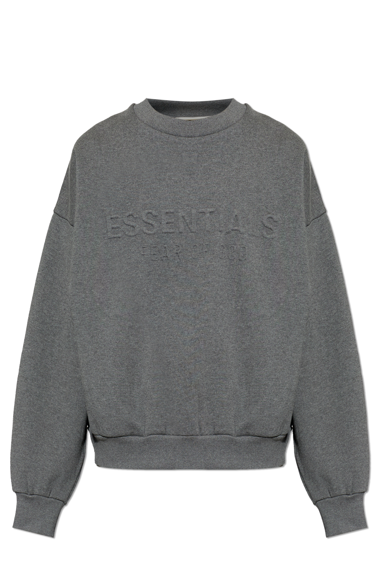Fear Of God Essentials Bluza Z Logo, Mężczyźni, Szary