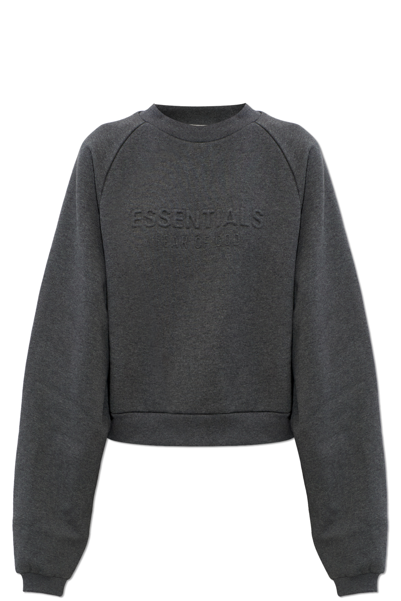 Fear Of God Essentials Bluza Z Logo, Kobiety, Szary