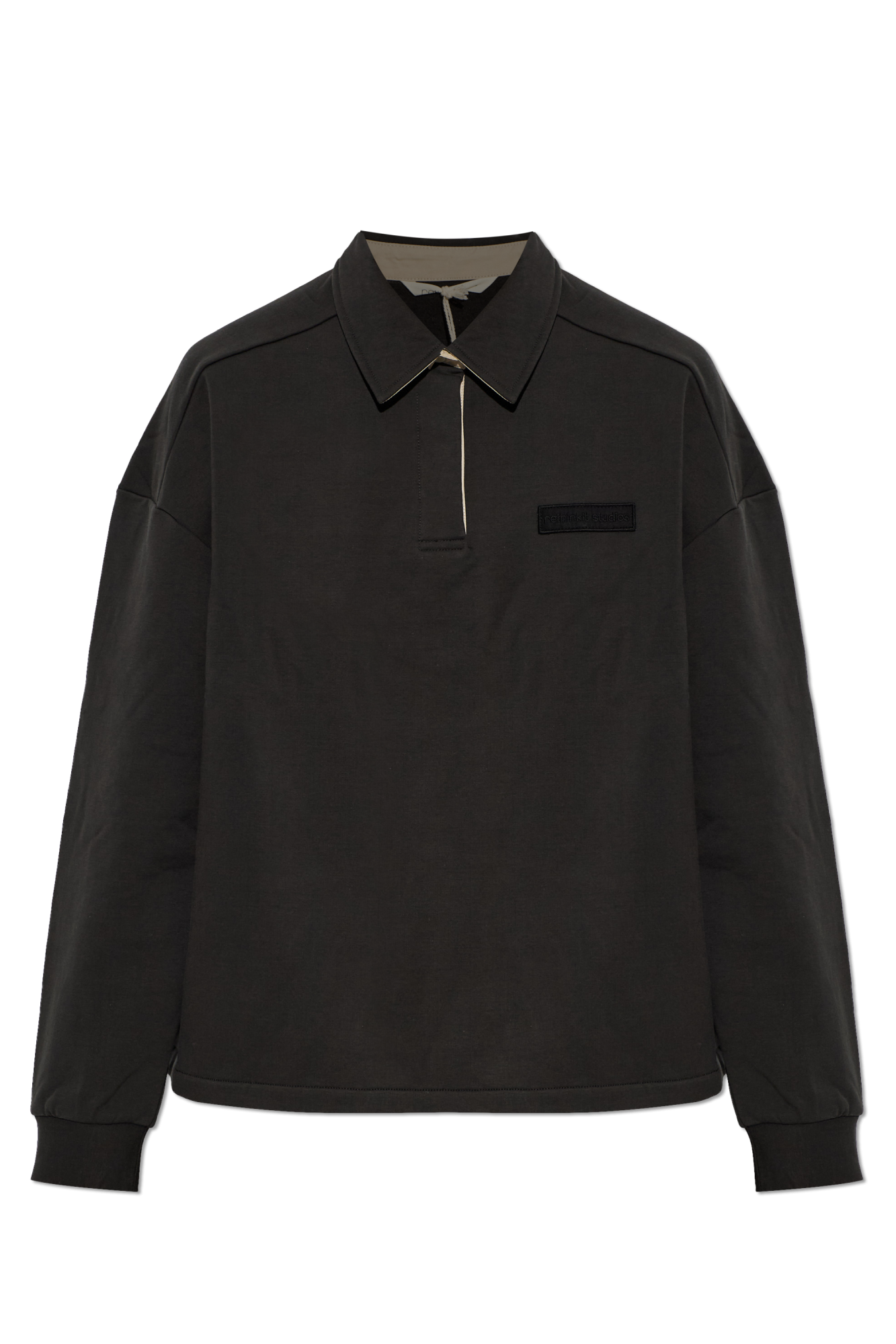 Rethinkit Studios Polo Typu ‘Oversize’, Kobiety, Czarny