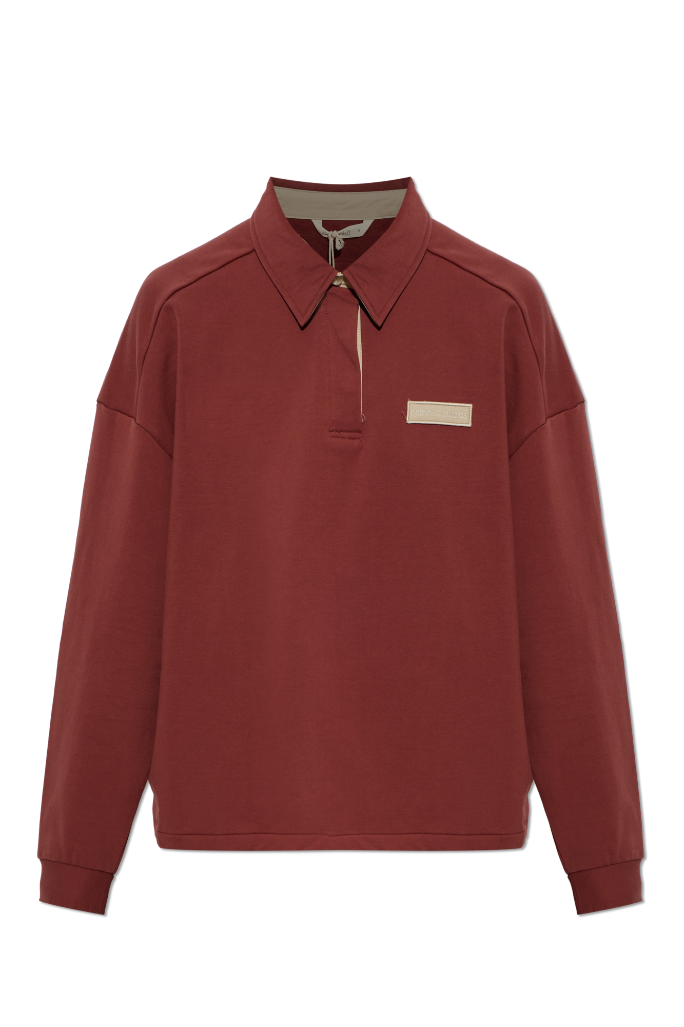 Rethinkit Studios Polo Typu ‘Oversize’, Kobiety, Czerwony