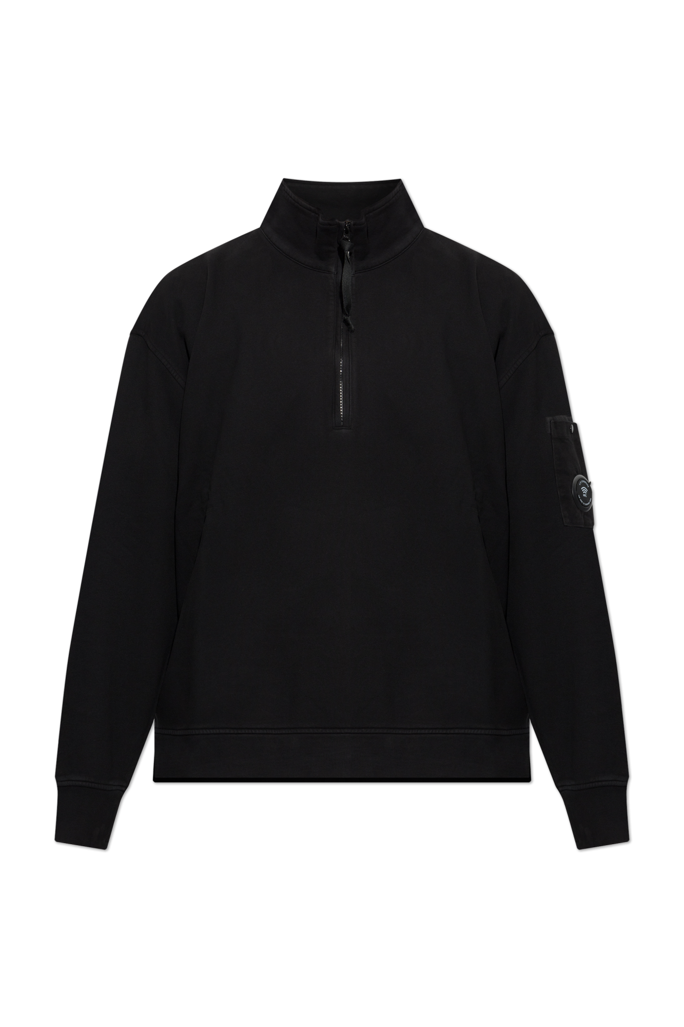 C.P. Company Bluza Ze Stójką, Mężczyźni, Czarny