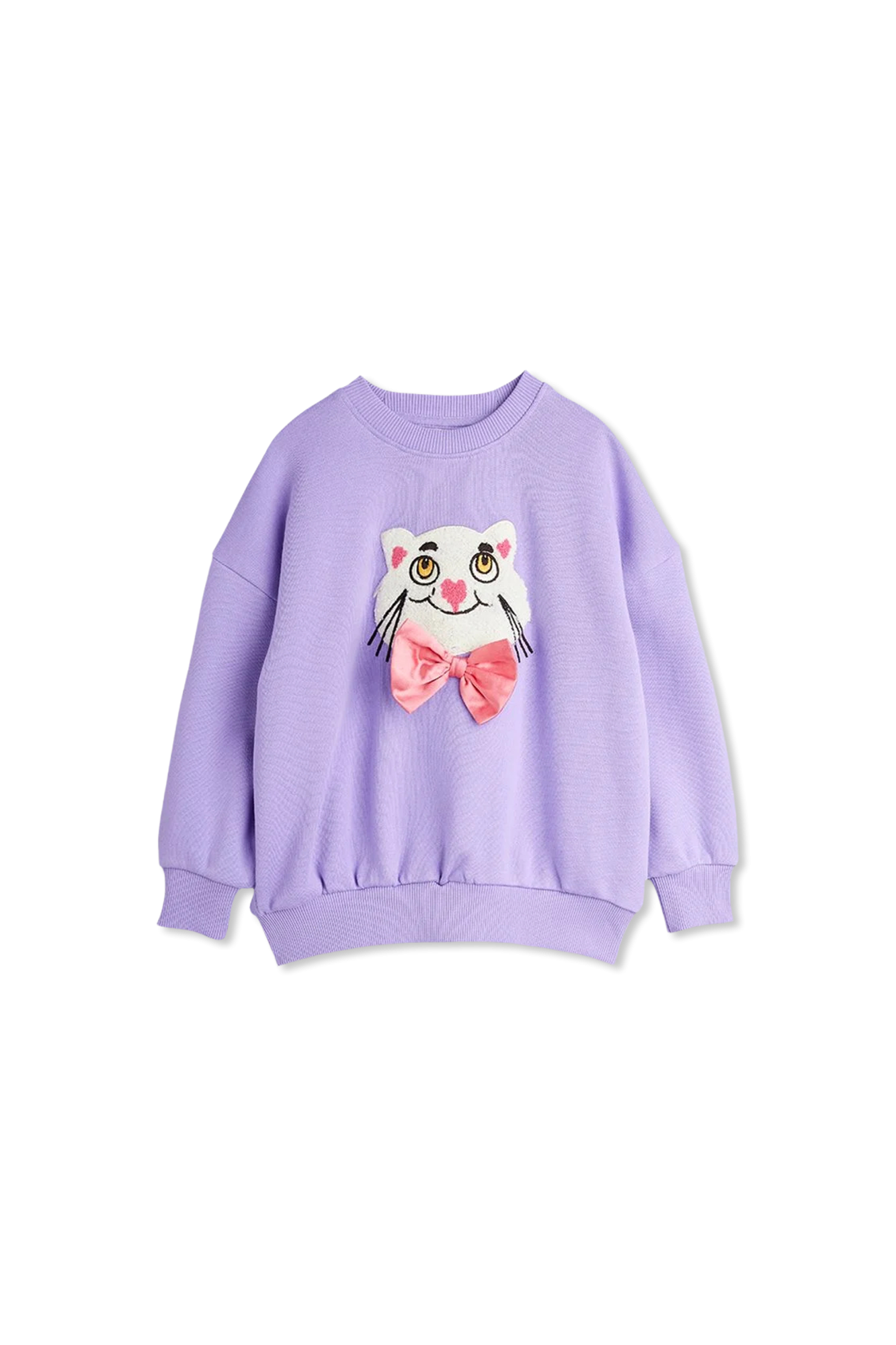 Mini Rodini Bluza `Cat`, Unisex, Fioletowy
