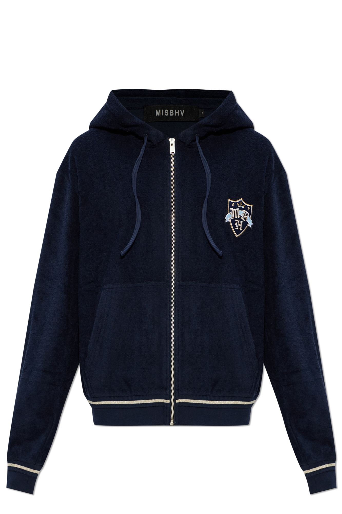 MISBHV Bluza Z Bawełny Typu `frotte`, Kobiety, Granatowy