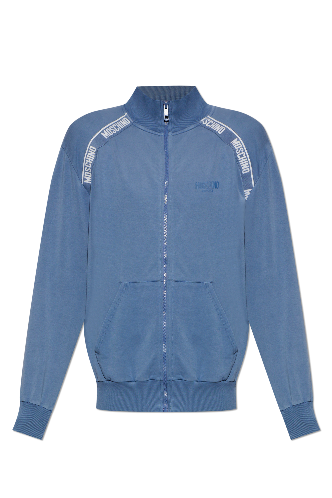 Moschino Bluza Z Logo, Mężczyźni, Niebieski