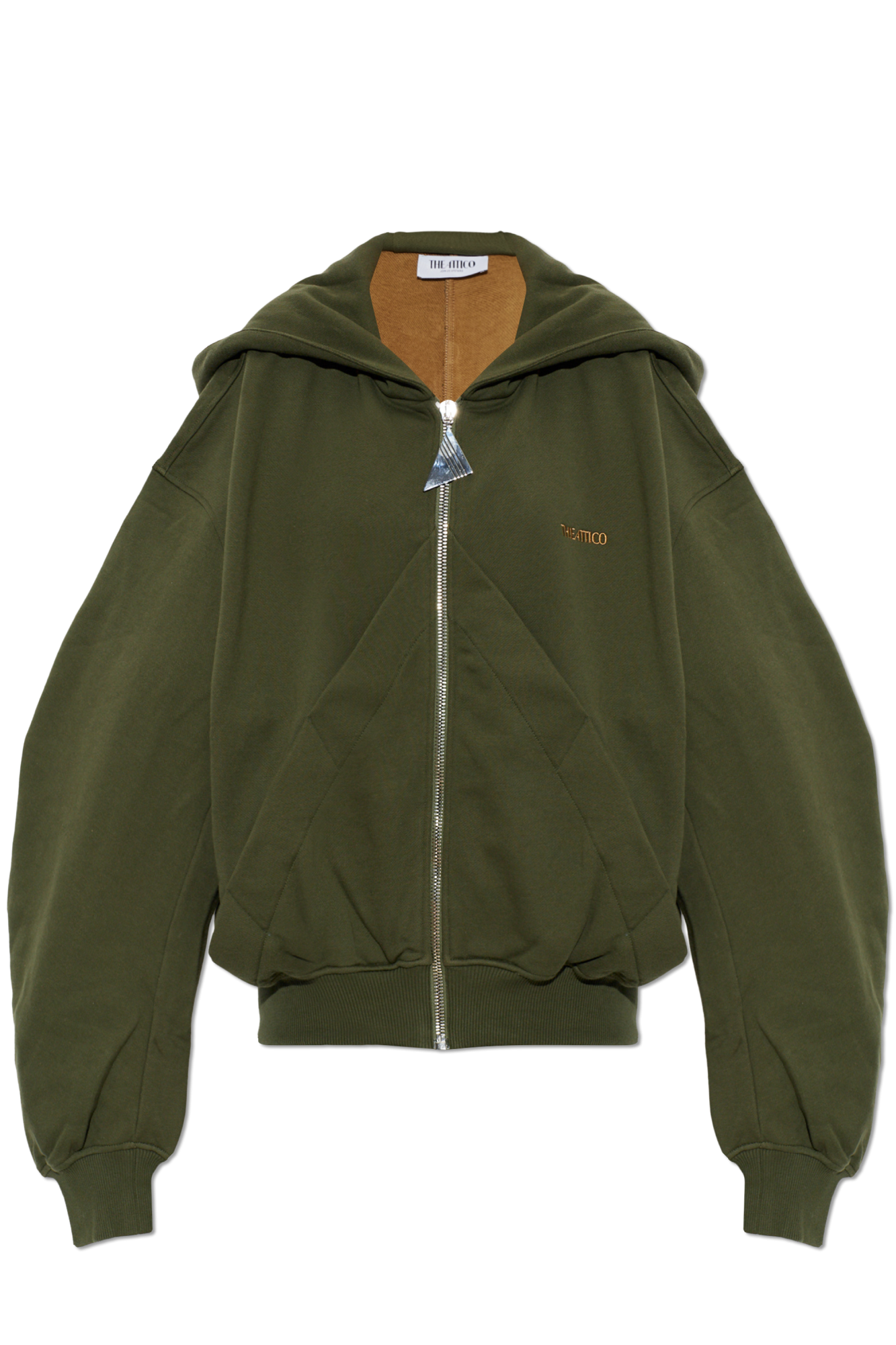 The Attico Bluza Z Kapturem, Kobiety, Zielony