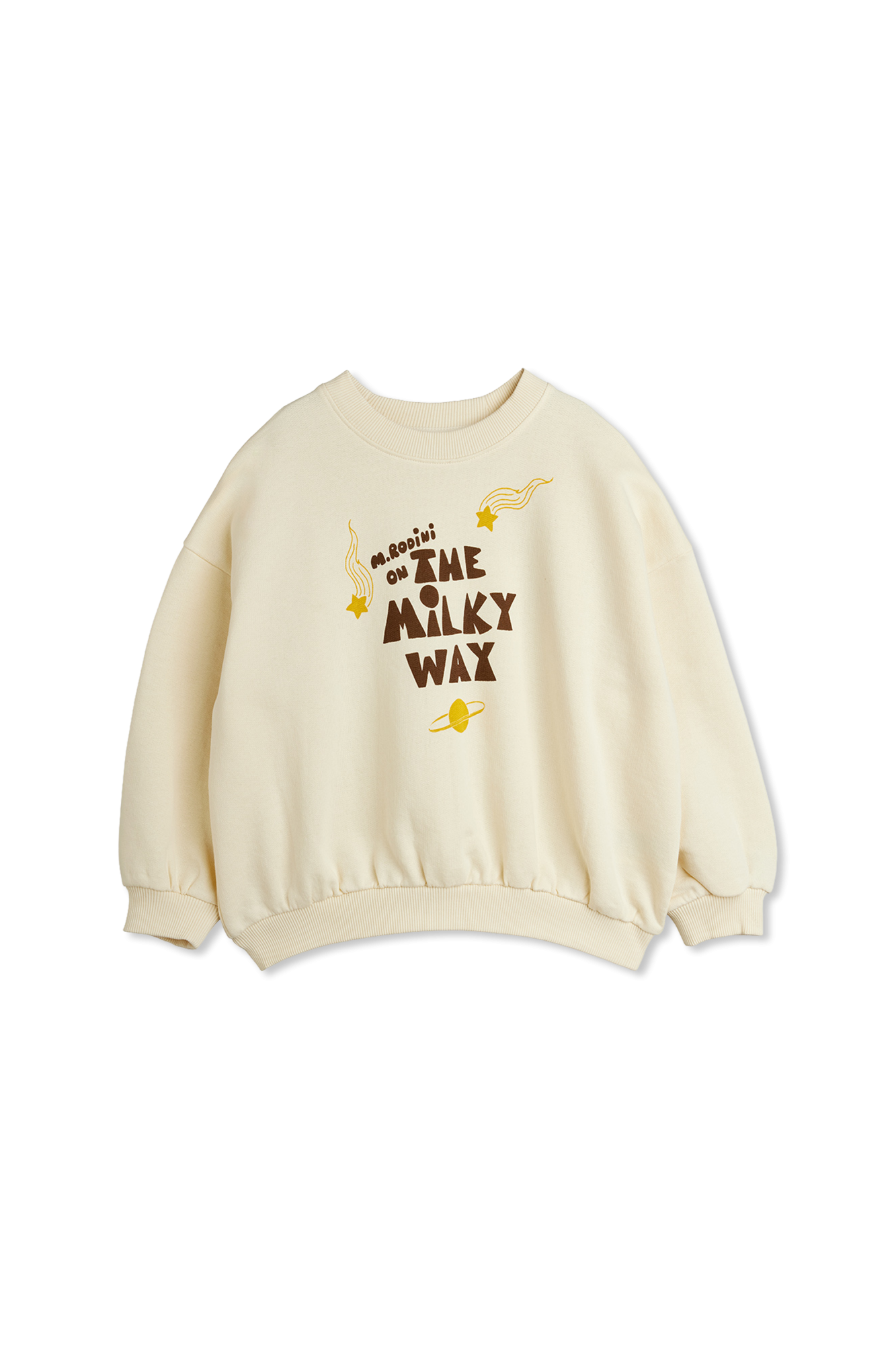 Mini Rodini Bluza Z Nadrukiem, Unisex, Kremowy