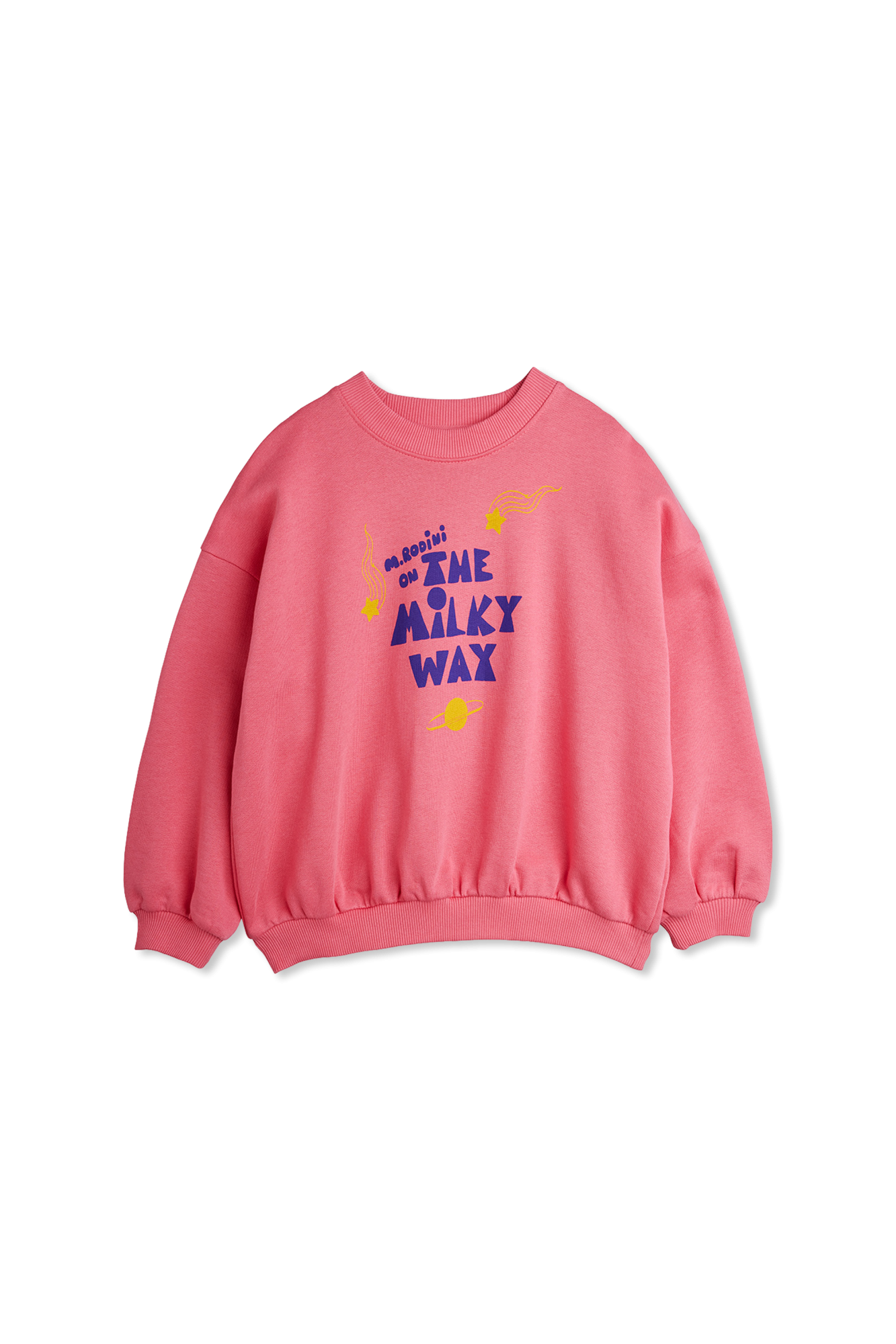 Mini Rodini Bluza Z Nadrukiem, Unisex, Różowy