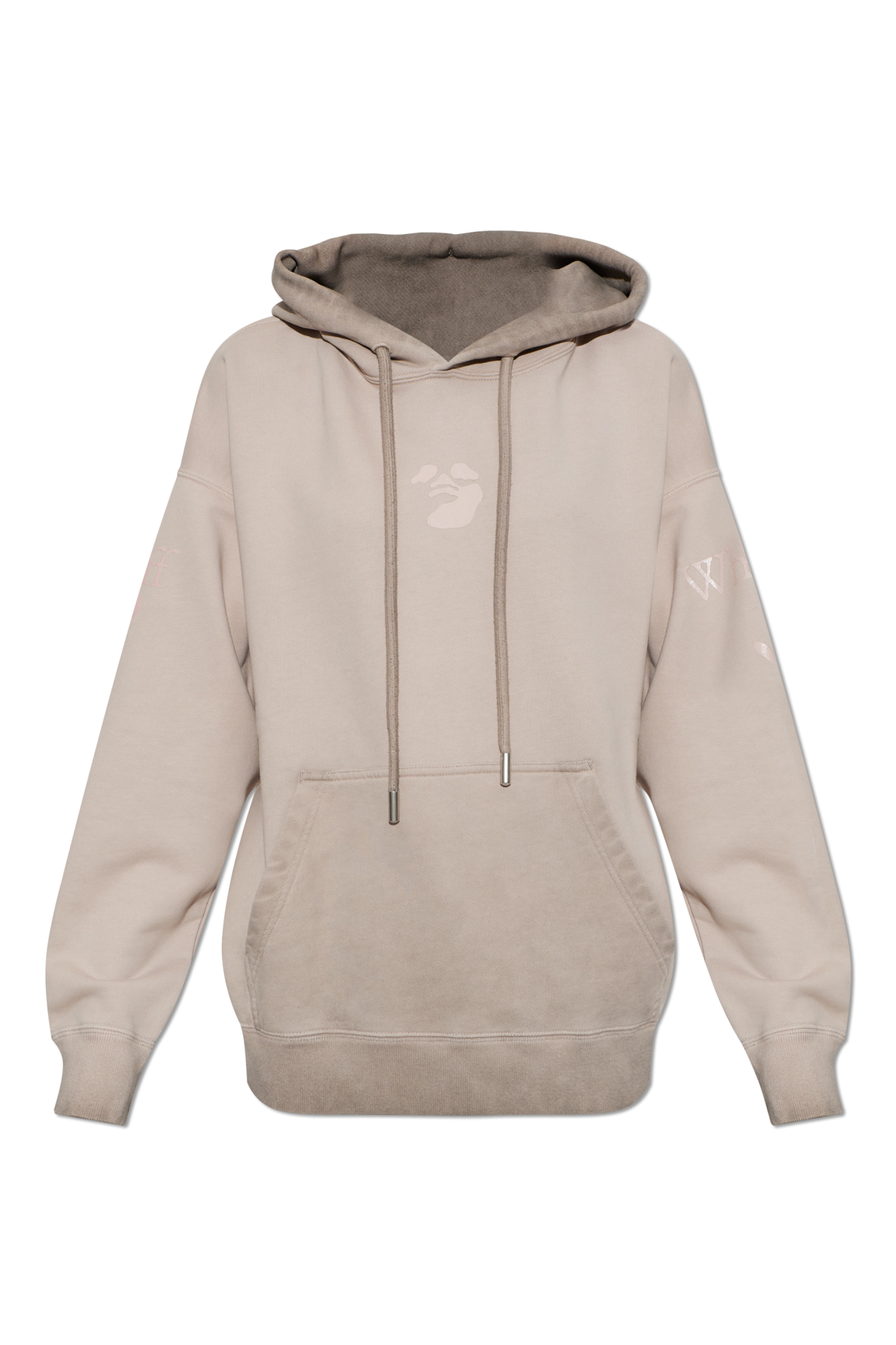 Off-White Bluza Typu `oversize`, Kobiety, Beżowy
