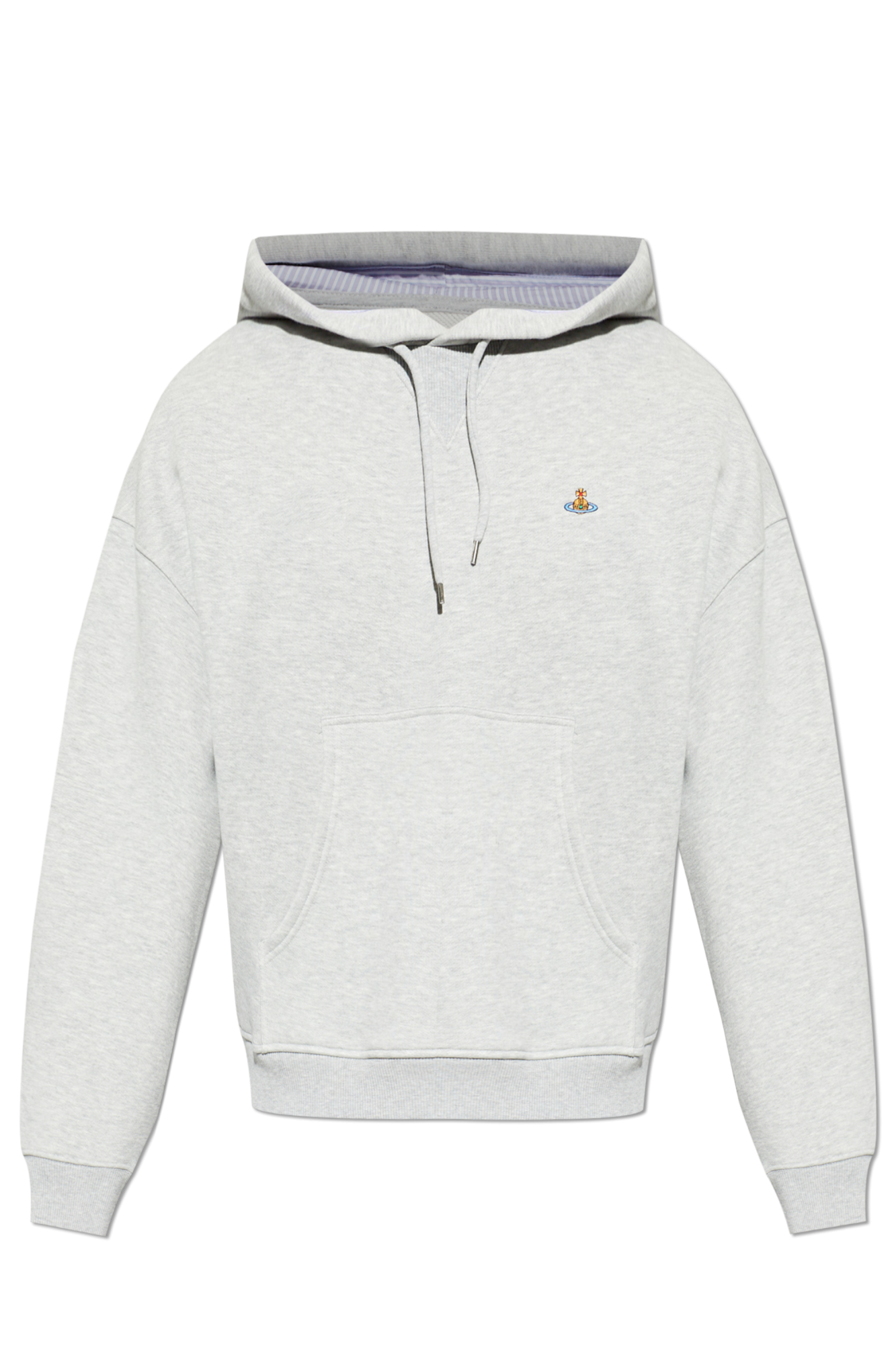 Vivienne Westwood Bluza Z Naszywką Logo, Mężczyźni, Szary