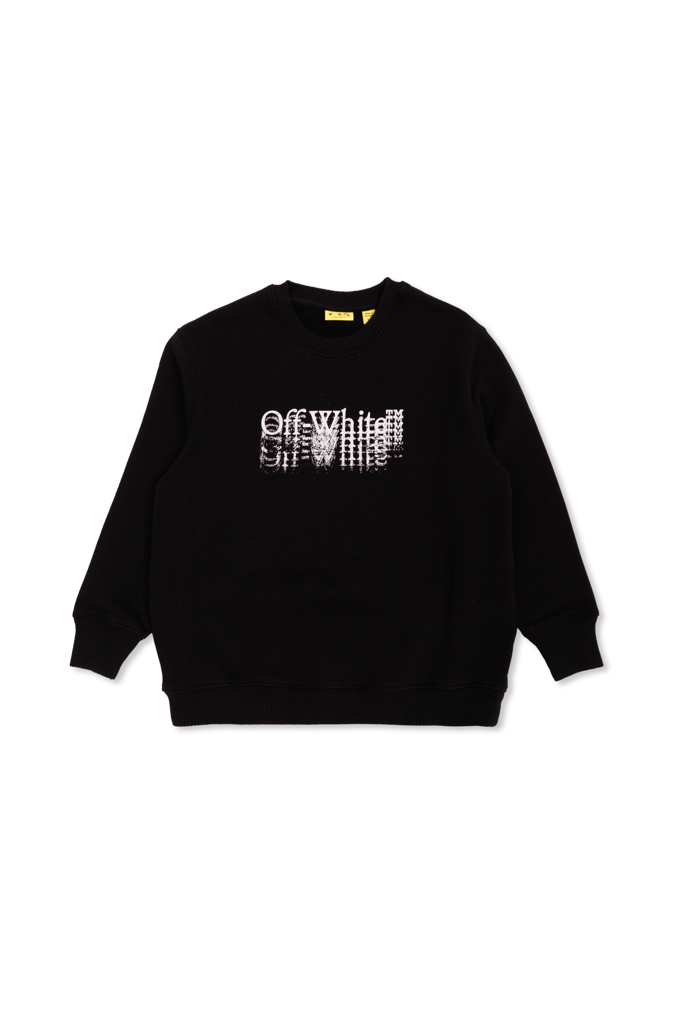 Off-White Kids Bluza Z Nadrukowanym Logo, Unisex, Czarny