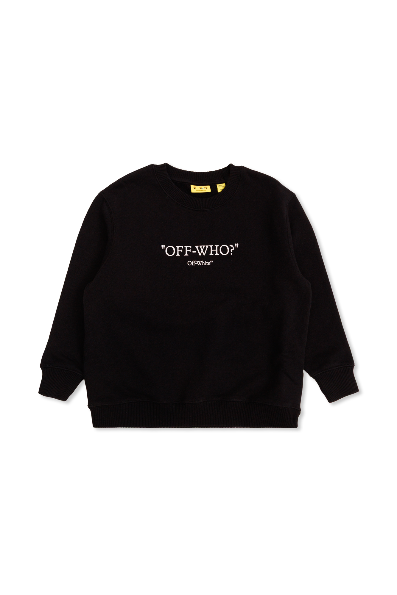 Off-White Kids Bluza Z Nadrukowanym Logo, Unisex, Czarny