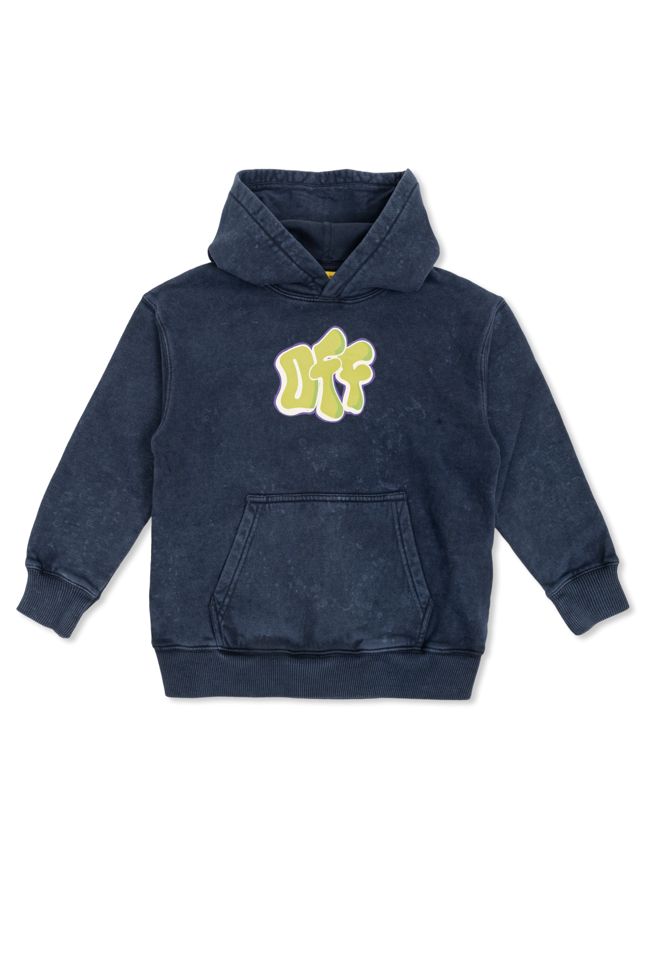 Off-White Kids Bluza Z Kapturem, Unisex, Granatowy