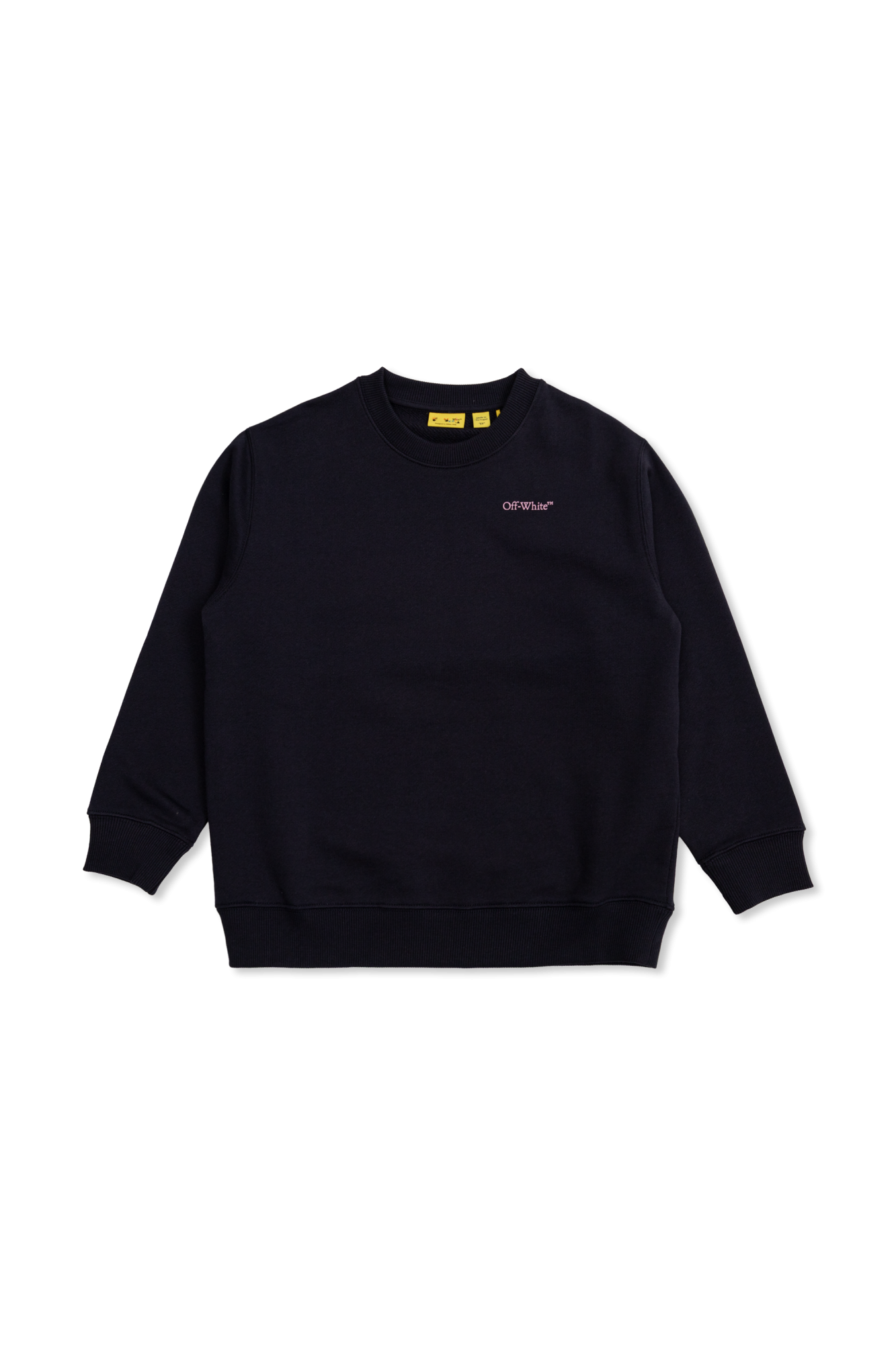 Off-White Kids Bluza Z Nadrukowanym Logo, Unisex, Granatowy